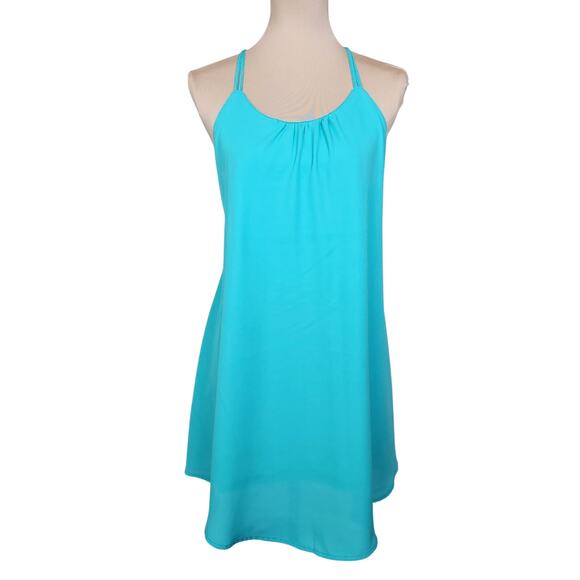NWT Very J Aqua Teal Large Dress - Picture 1 of 5